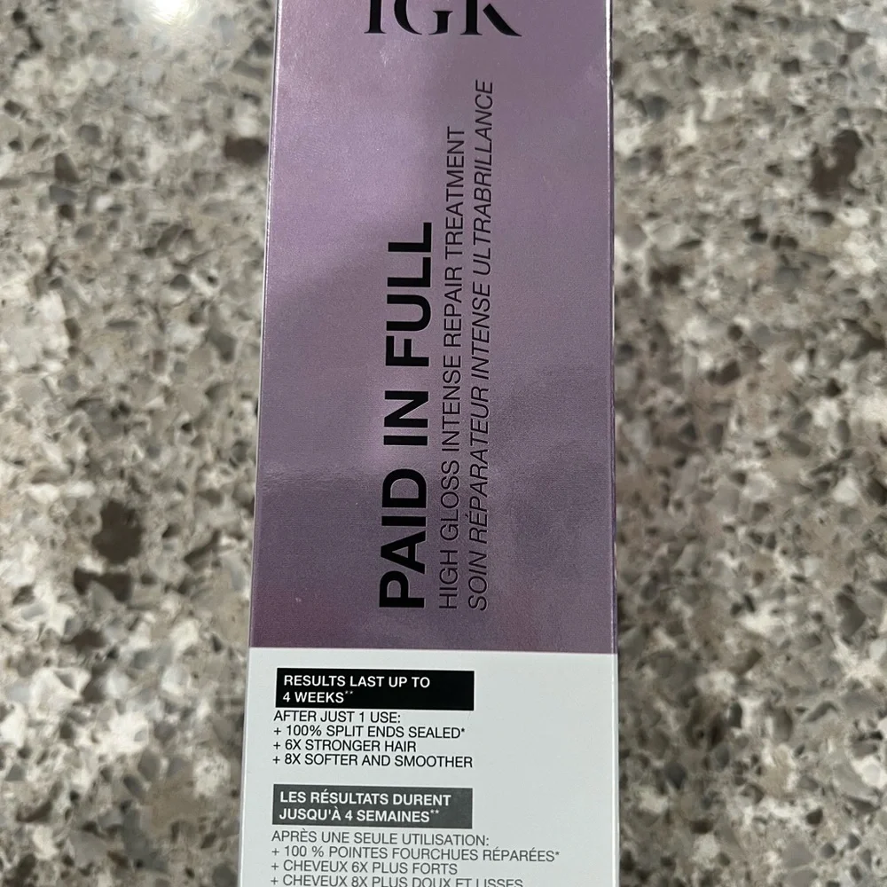 IGK Paid In Full High Gloss Intense Repair Treatment - Picture 3 of 3